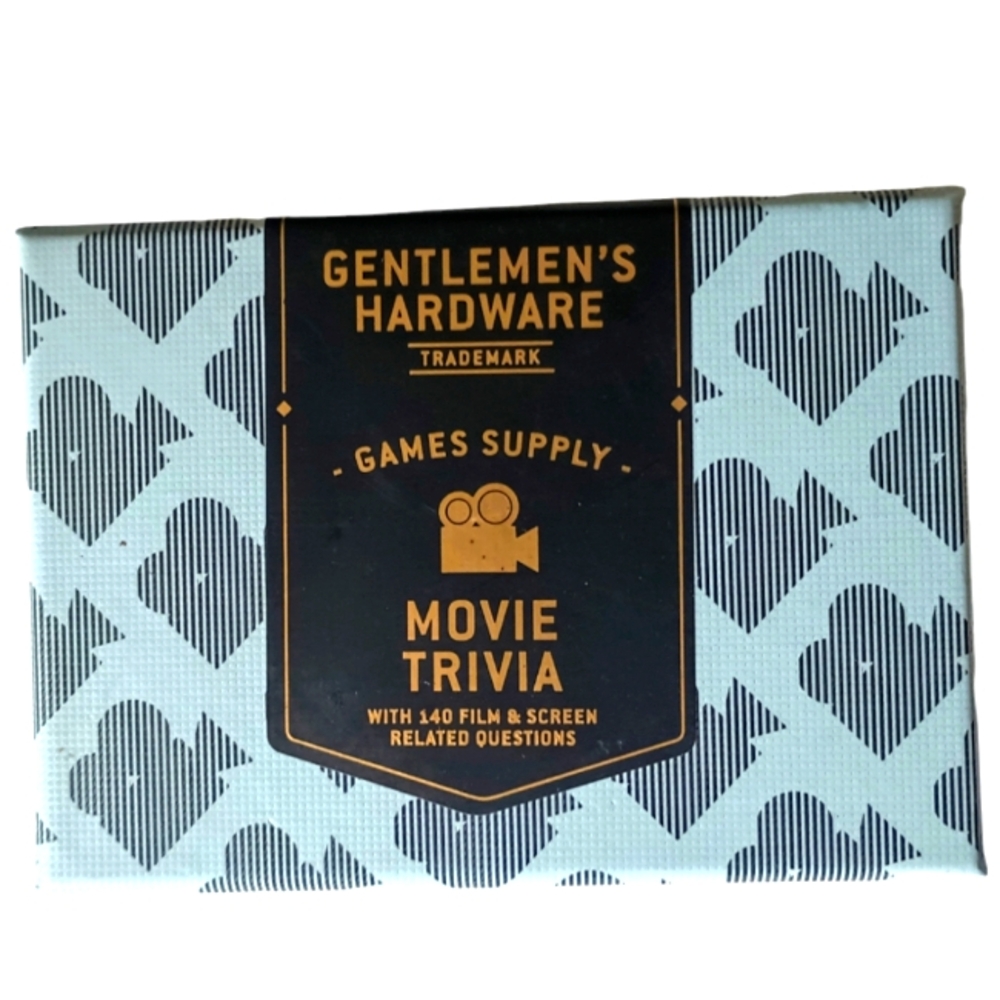 Gentlemen's Hardware Trademark Games Supply Movie Trivia